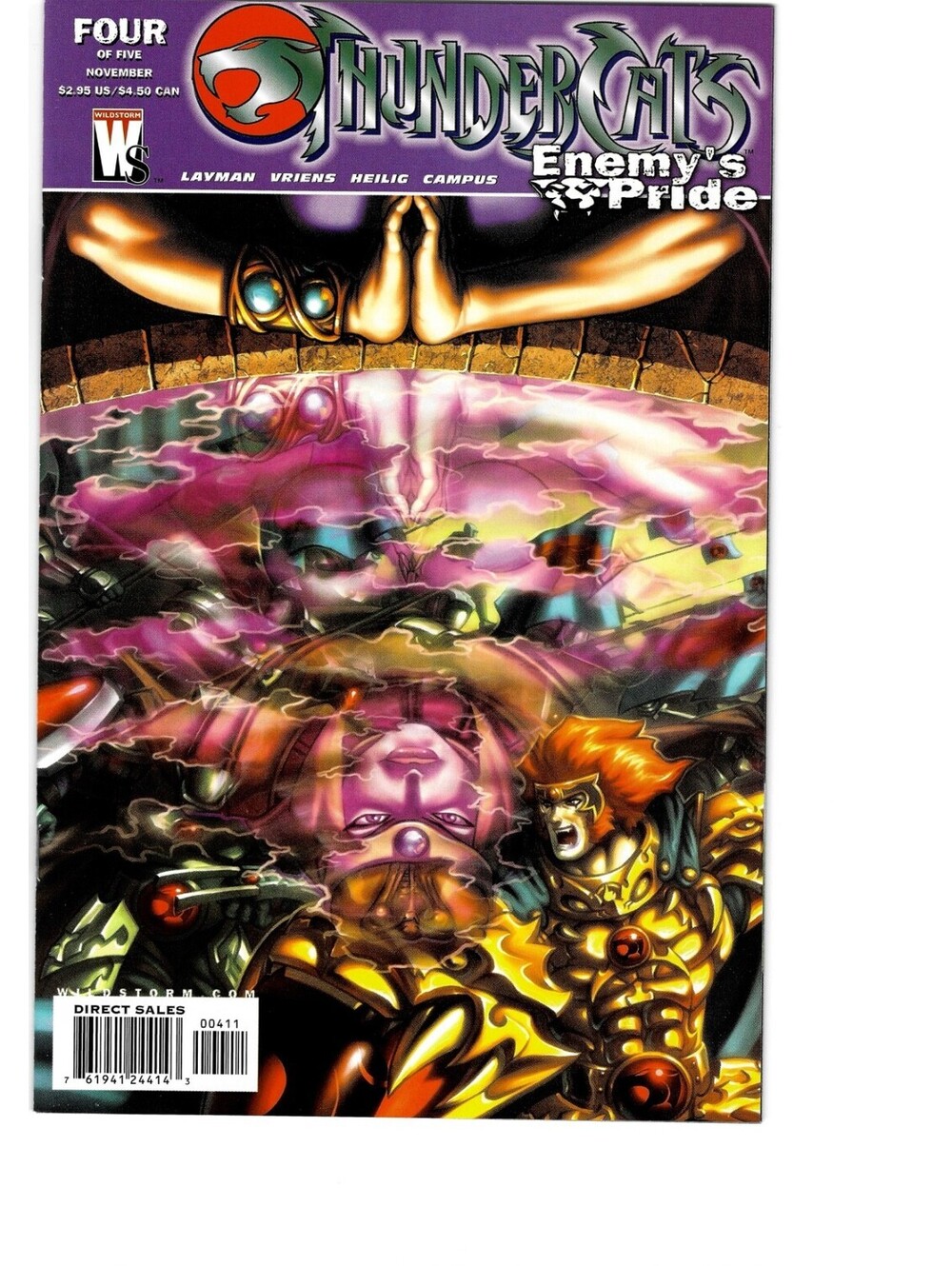 Thundercats Enemy's Pride #4 2004 WildStorm Productions - Mint